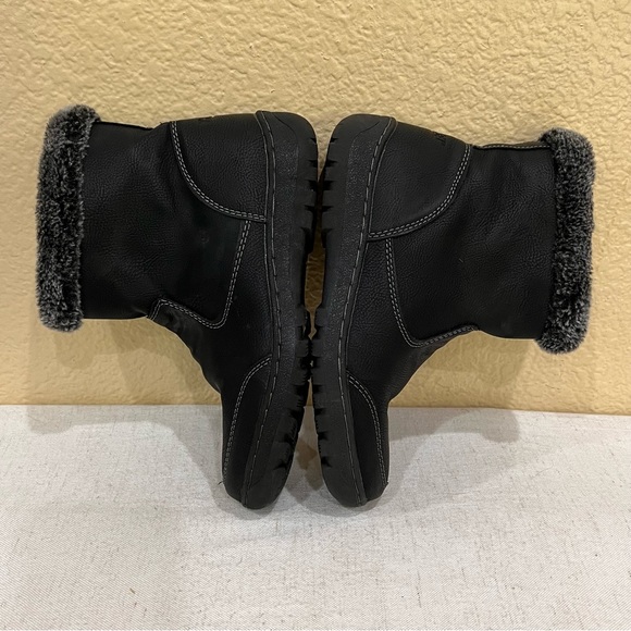 Khombu Addison Black Memory Foam Water Repellent All-Weather Boot Size 6M - Picture 6 of 12